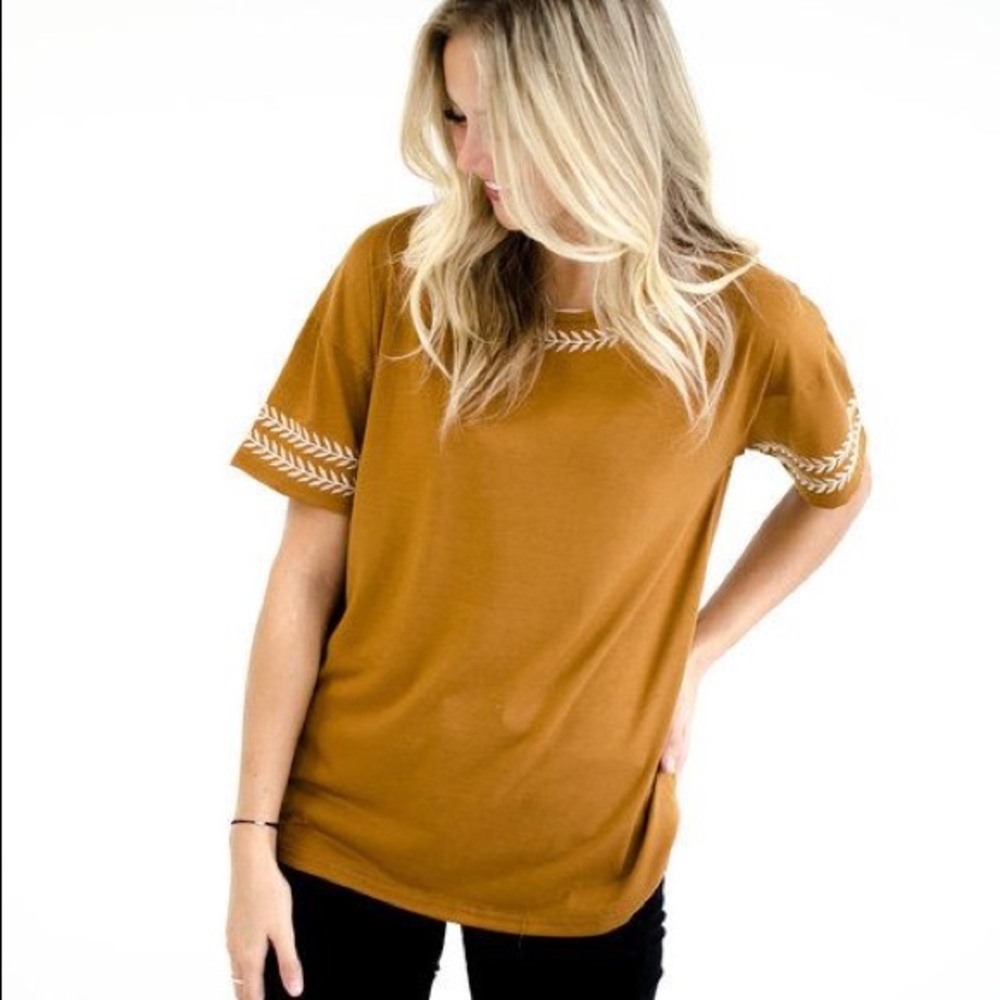 Finnigan embroidered top